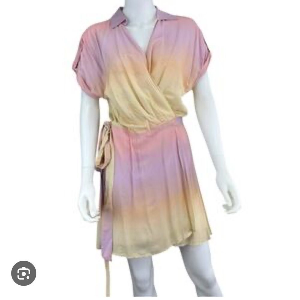 GB Elegant Ombre Wrap Dress #1